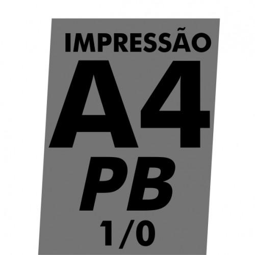 Cartaz A4 - 1/0