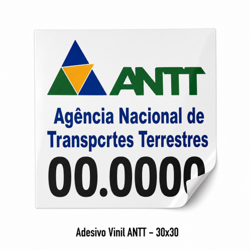 Adesivo Vinil ANTT – 30 x 30 cm