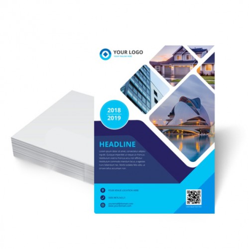 Panfleto - Couchê - 80gr - 14x20 - 4/0