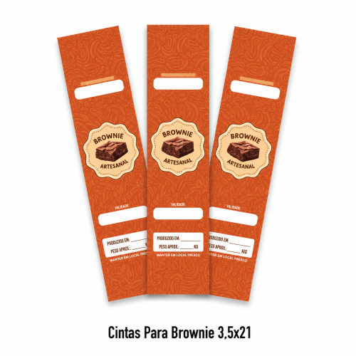 Cintas Para Brownie 3,5x21