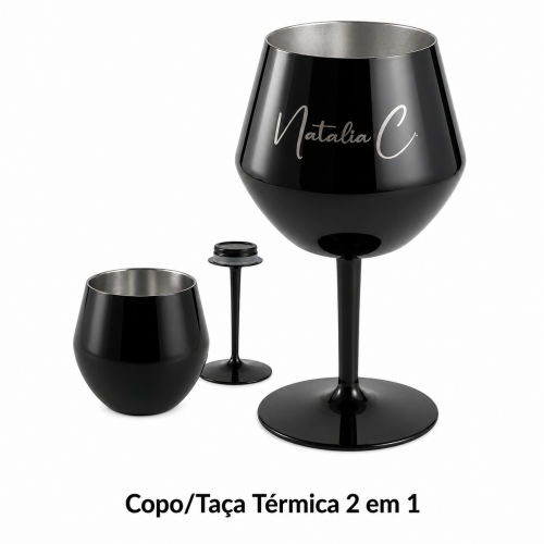 Copo/Taça Térmica 2 em 1