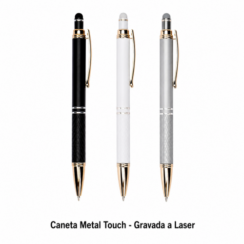 Caneta Metal Touch - Gravada a Laser