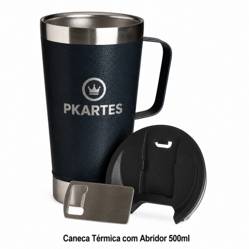 Caneca Térmica com Abridor 500ml