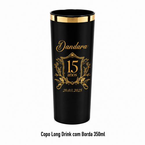 Copo Long Drink com Borda 350ml