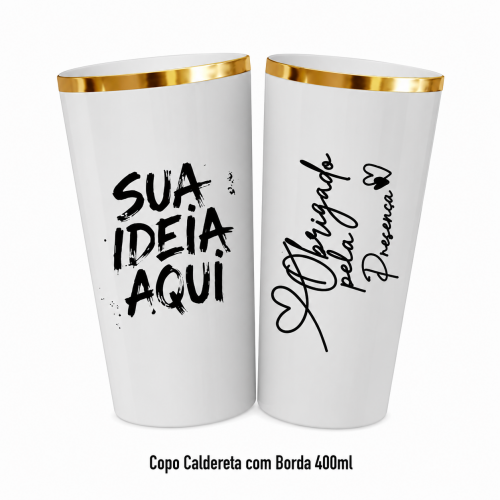 Copo Caldereta Com Borda 400ml