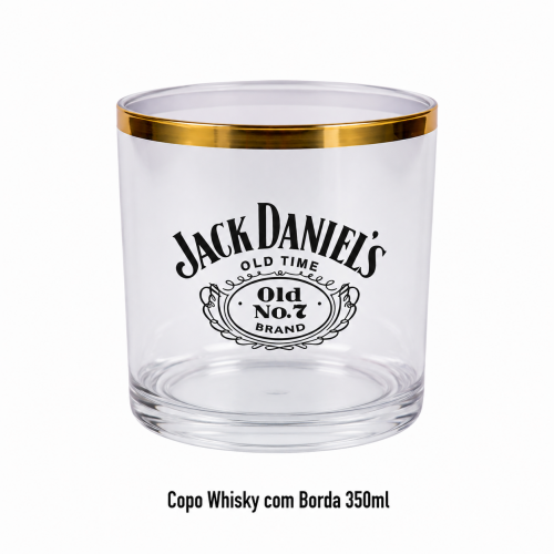 Copo Whisky Com Borda 350ml