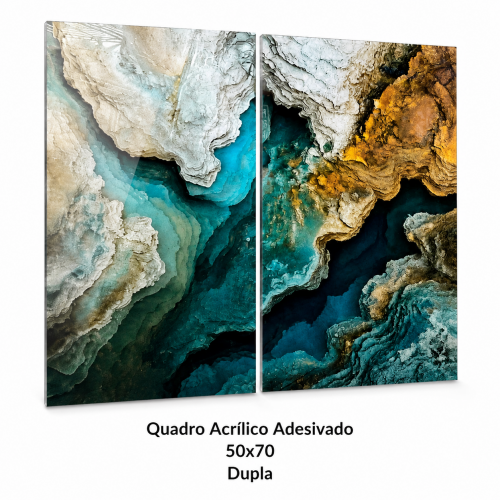 Quadro Acrílico Adesivado 50x70 - Dupla