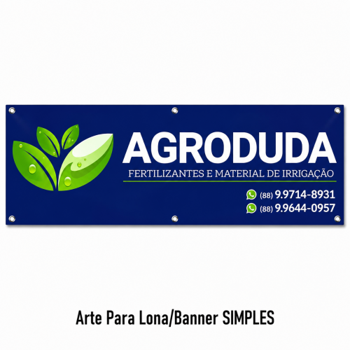 Arte Para Lona/Banner SIMPLES