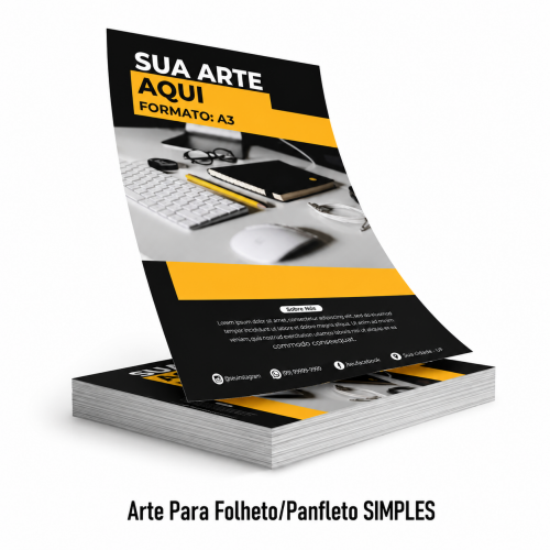 Arte Para Folheto/Panfleto SIMPLES