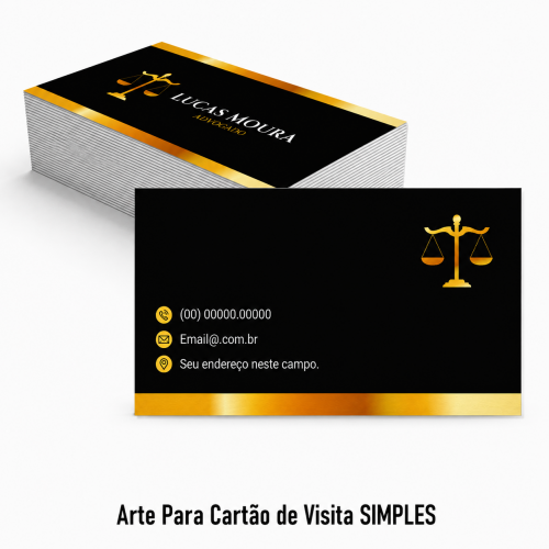 Arte Para Cartão de Visita SIMPLES