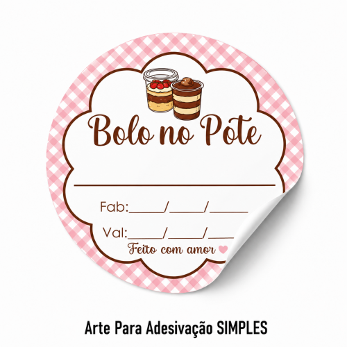 Arte Para Adesivo SIMPLES