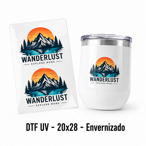 DTF UV - 20x28 - Envernizado