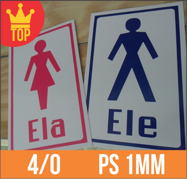 PS 1mm Adesivado 4/0