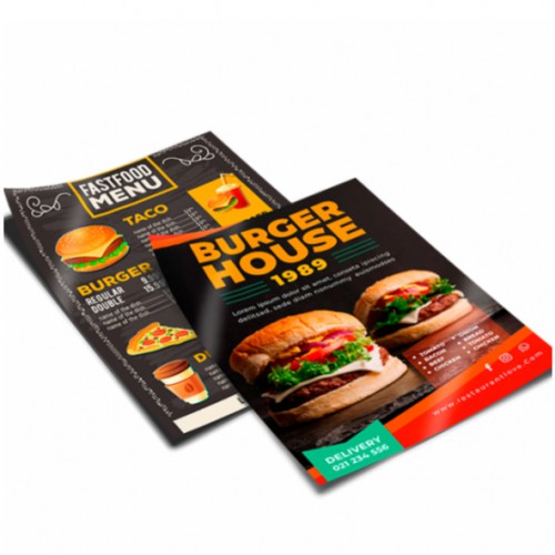 Panfleto - Couchê - 80gr - 28x40 - 4/0