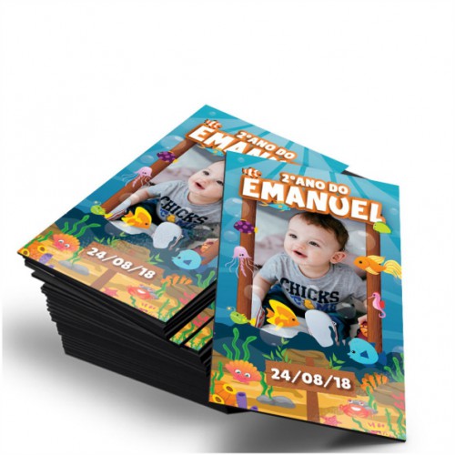 Imã de Geladeira C/Manta Total corte reto 14x20 