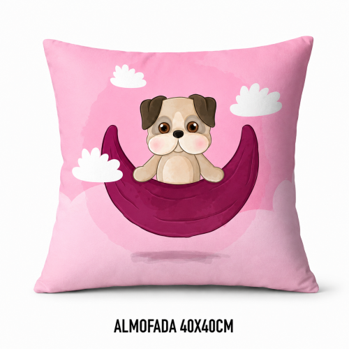 Almofada 40x40cm.