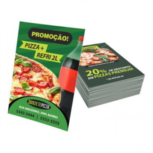 Panfleto - Couchê - 115gr - 30x42 - 4/4