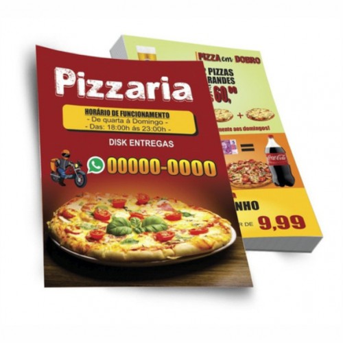 Panfleto - Couchê - 150gr - 21x30 - 4/4