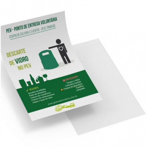 Panfleto - Couchê - 150gr - 30x42 - 4/0