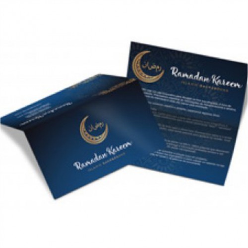 Cartão Duplo - 9x10cm - 4/4 - Couchê 250g