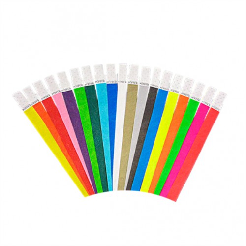 Pulseira Tyvek - Lisa sem Impressão - 100 UND.