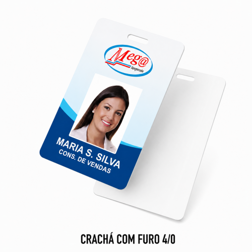 Crachá com furo 4/0