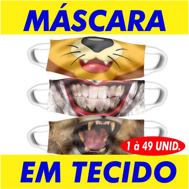 1 à 49 Máscara de Tecido 