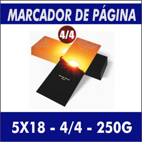 Marcador de Página 5x18cm - 4/4 - 250g