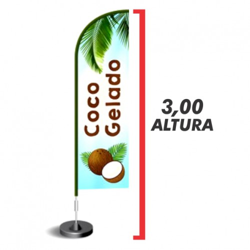Wind Banner 3mt - Faca