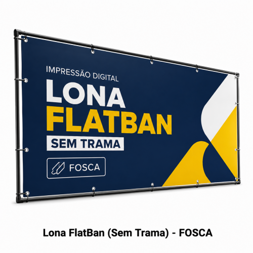 Lona FlatBan (Sem Trama) - FOSCA