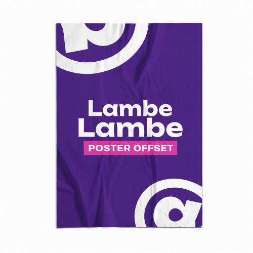 Cartaz - Lambe Lambe - 1,00x1,45