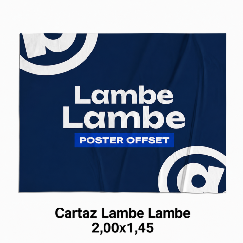 Cartaz - Lambe Lambe - 2,00x1,45