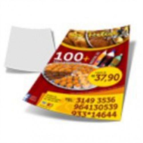 Panfleto - Couchê - 90gr - 10x14 - 4/0