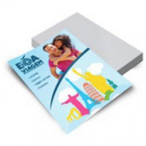 Panfleto - Couchê - 90gr - 20x28 - 4/0