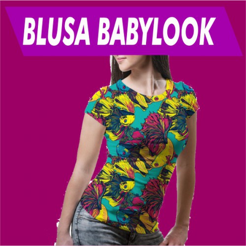 Blusa babylook 