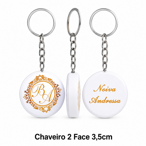 Chaveiro 2 Face 3,5cm