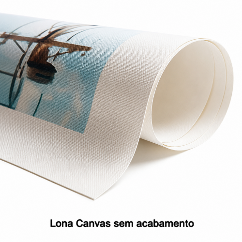 Lona Canvas sem acabamento