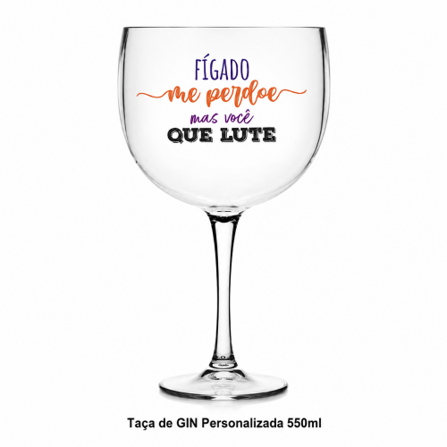 Taça de GIN Personalizada 550ml
