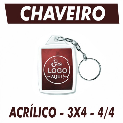 Chaveiro Acrílico 