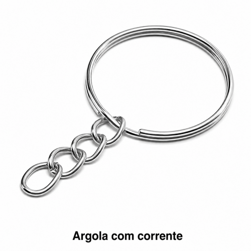 Argola com corrente