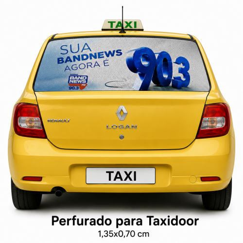 Perfurado para Taxidoor 1,35x0,70 cm