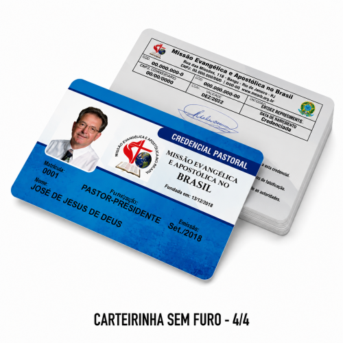 Carteirinha sem furo - 4/4