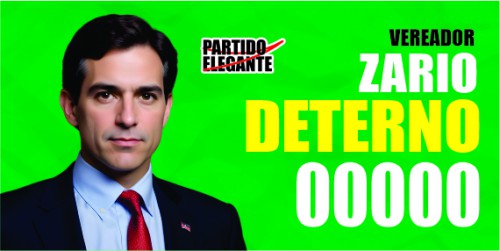 Adesivo Vinil 20x10cm - Eleição 