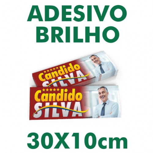 Adesivo Vinil 30x10cm - Eleição 
