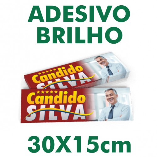 Adesivo Vinil 30x15cm - Eleição  