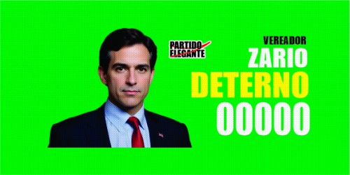 Adesivo Perfurado - 65x40cm - Eleição