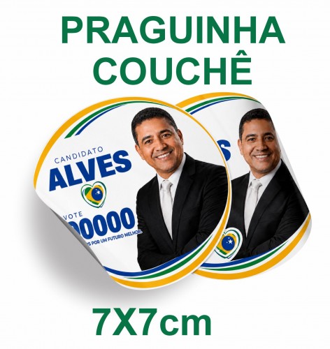 Praguinha 7x7cm - Eleição  