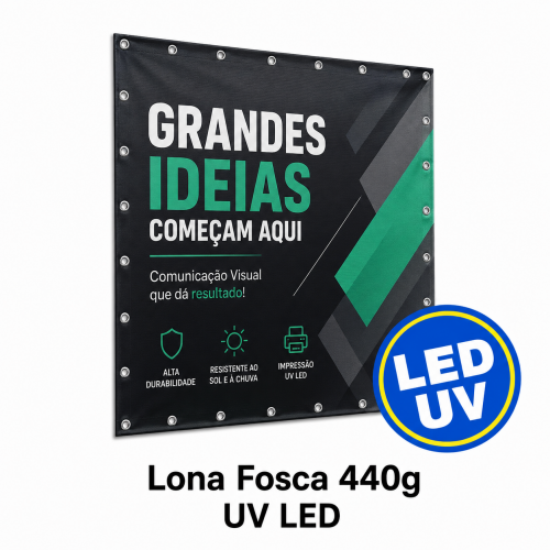 Lona Fosca 440g - UV LED