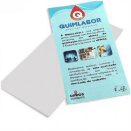 Panfleto - Couchê - 150gr - 10x30 - 4/0