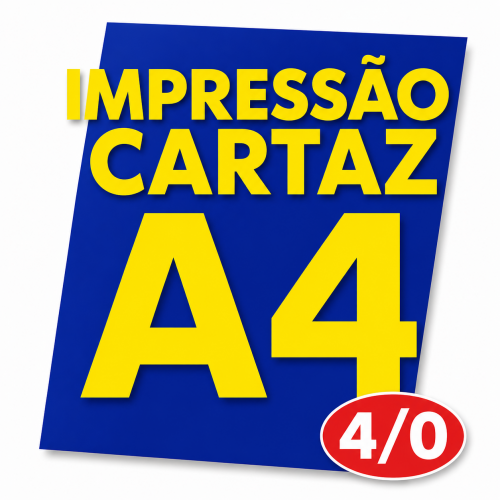 Cartaz A4 - 4/0